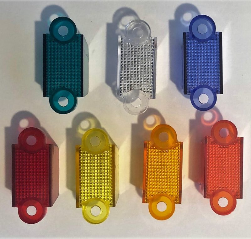 11/4″ Translucent Double Sided Lane Guide Pinball Medics