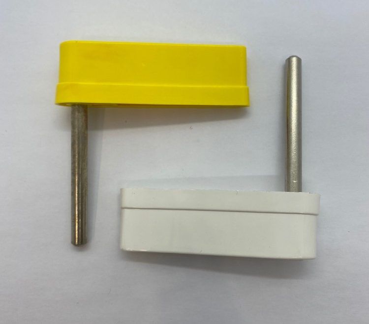 Data East Logo Flipper Bat & Shaft Assembly Pinball Medics